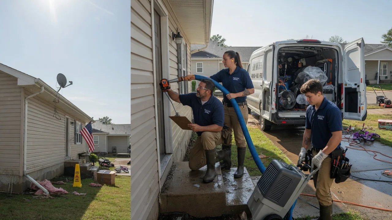 Ceiling Water Damage Restoration in Kirkwood, IL near me